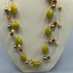 5/$25 Floating Illusion Beaded Necklace